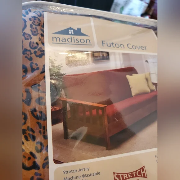 Futon Cover NWT Leopard Stretch Jersey Home Furniture Cover - Picture 4 of 5